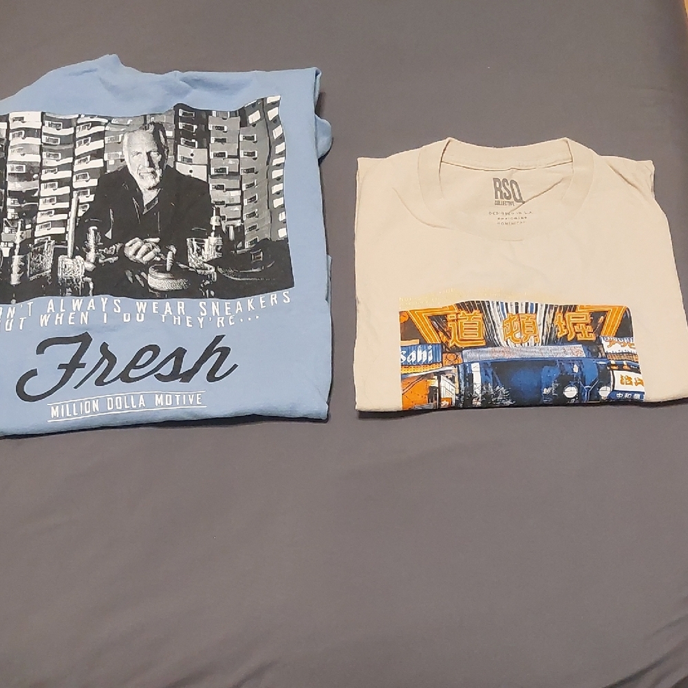 Fresh Blue Graphic Tee